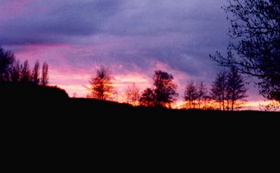 Cr&eacute;puscule en novembre